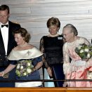 23. mai: Dronningen og Kronprinsen er til stede under festforestillingen To land - én historie, et ledd i Danmarks feiring Grunnlovsjubileet i Norge, i operaen i København. Foto: NTB scanpix